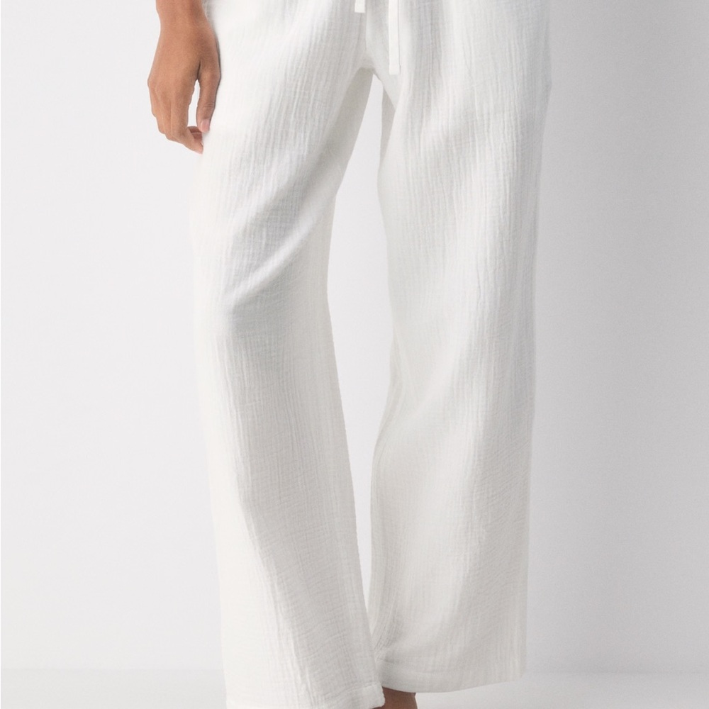 SOLD Aritzia Wilfred AirPlush Cotton Sail Pants